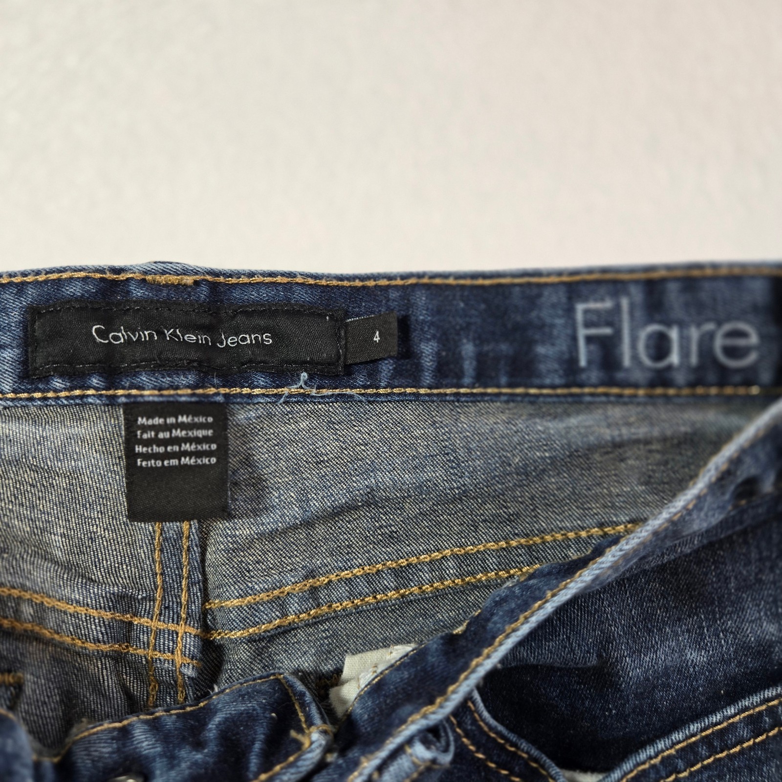 Calvin Klein Flare Jeans Size 4