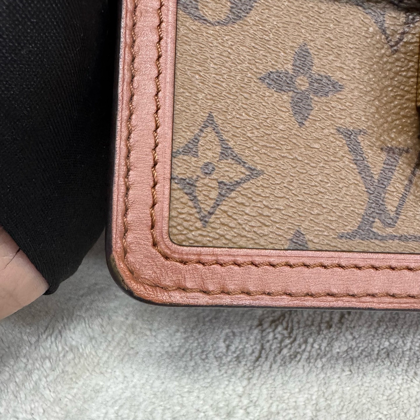 Louis Vuitton Dauphine Small Brown Caramel Monogram Shoulder/Crossbody US Ship