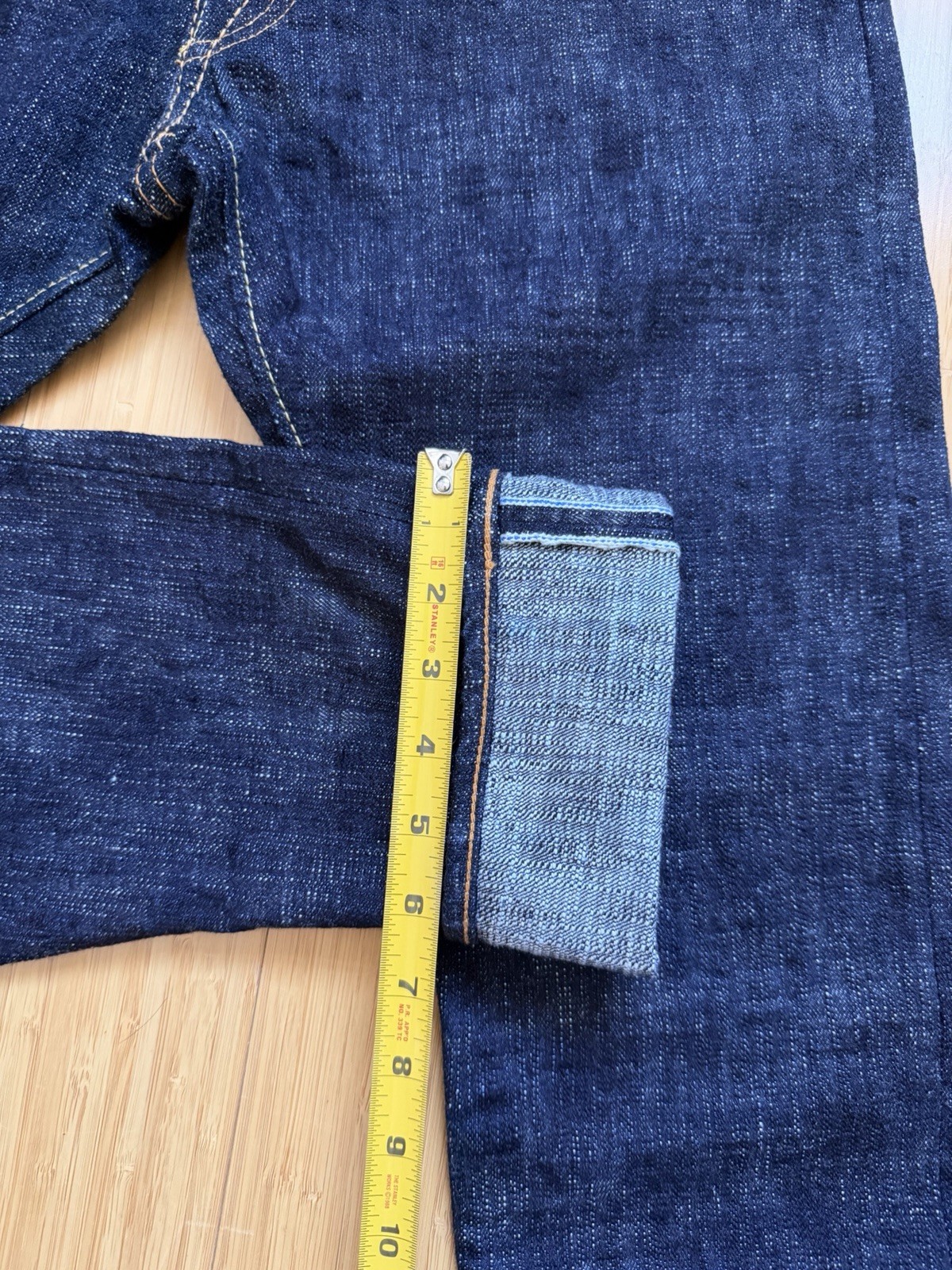 NEW PBJ WSB-019 16 oz Slubby Relax Tapered size 32 (Measures 30) Pure Blue Japan