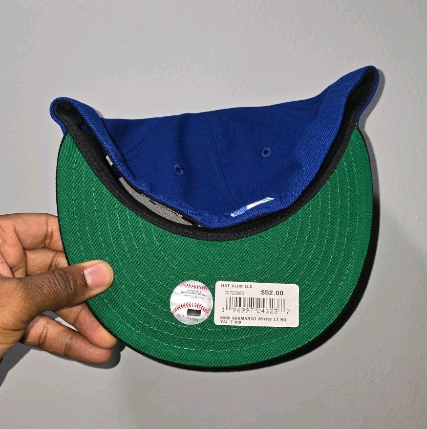 Hat Club Exclusive Crossover Seattle Seahawks Mariners New Era Fitted 7 3/8