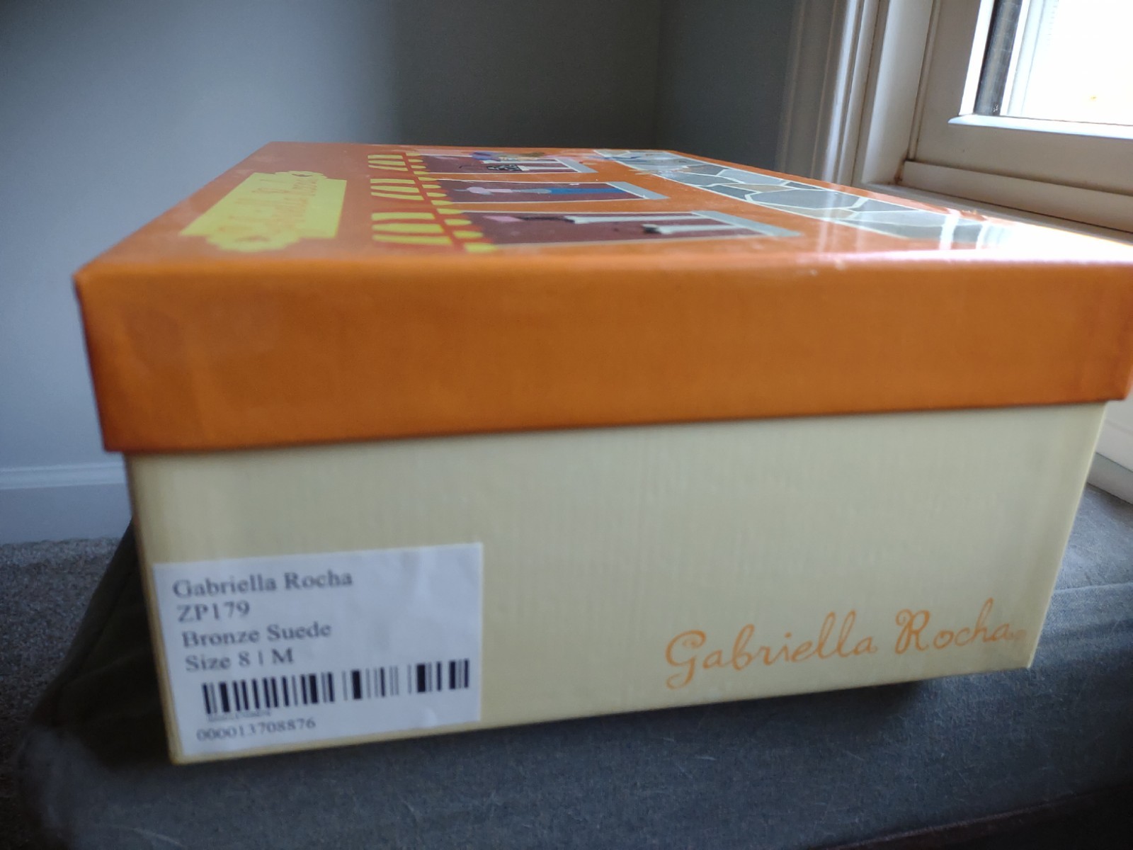 Gabriella Rocha Lattice Heels Bronze suede Size 8