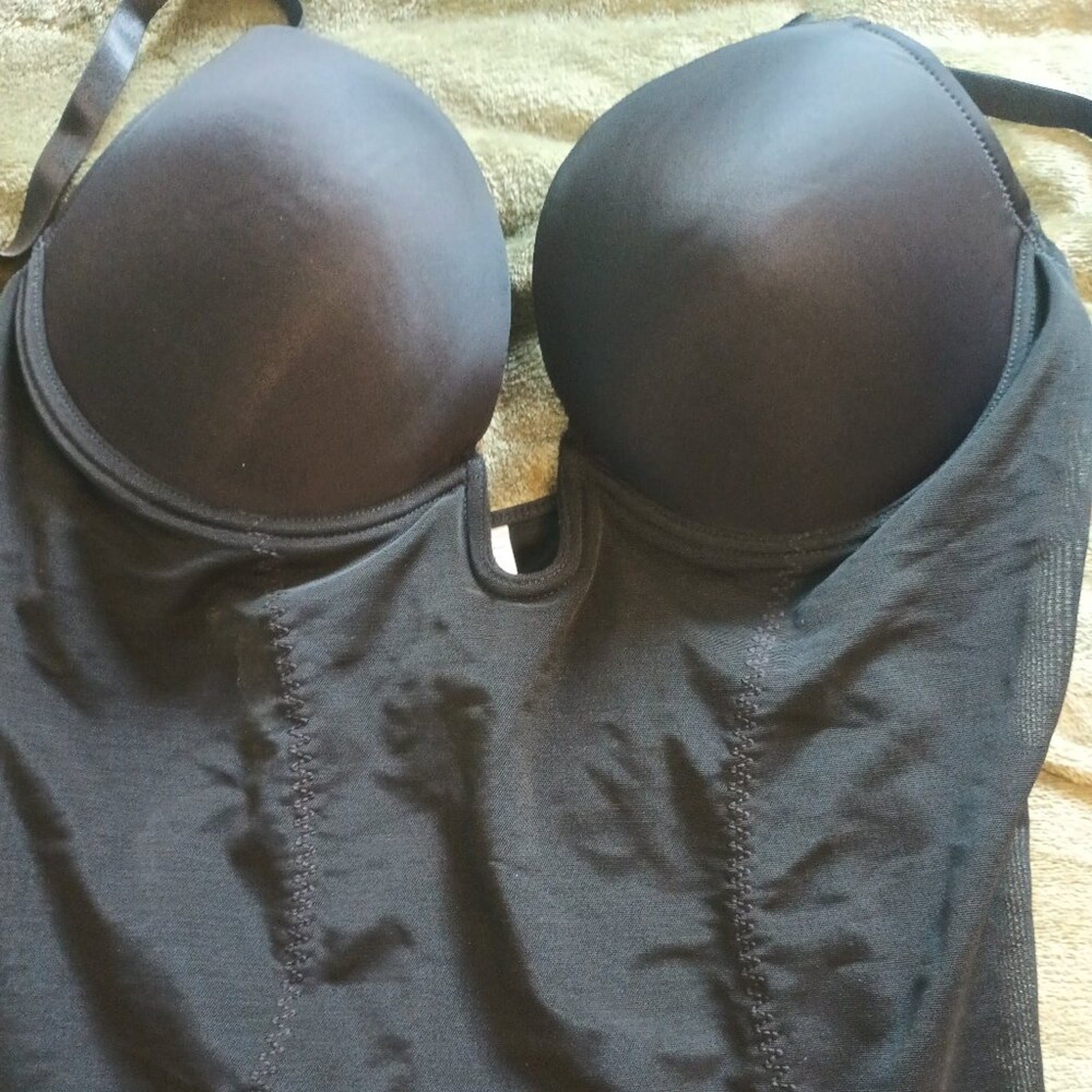 NWOT Shaperin Women’s XL Backless Shapewear with removable straps + clear straps
