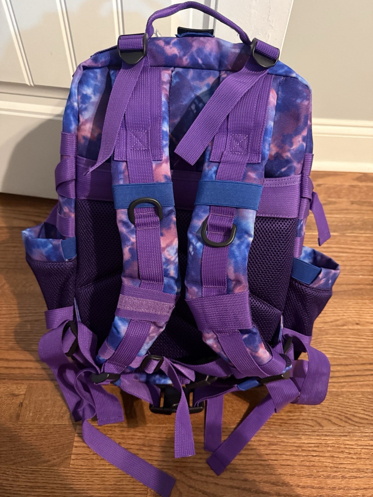 Wolfpack 35L Purple TyeDye Backpack W/ Shaker Cup