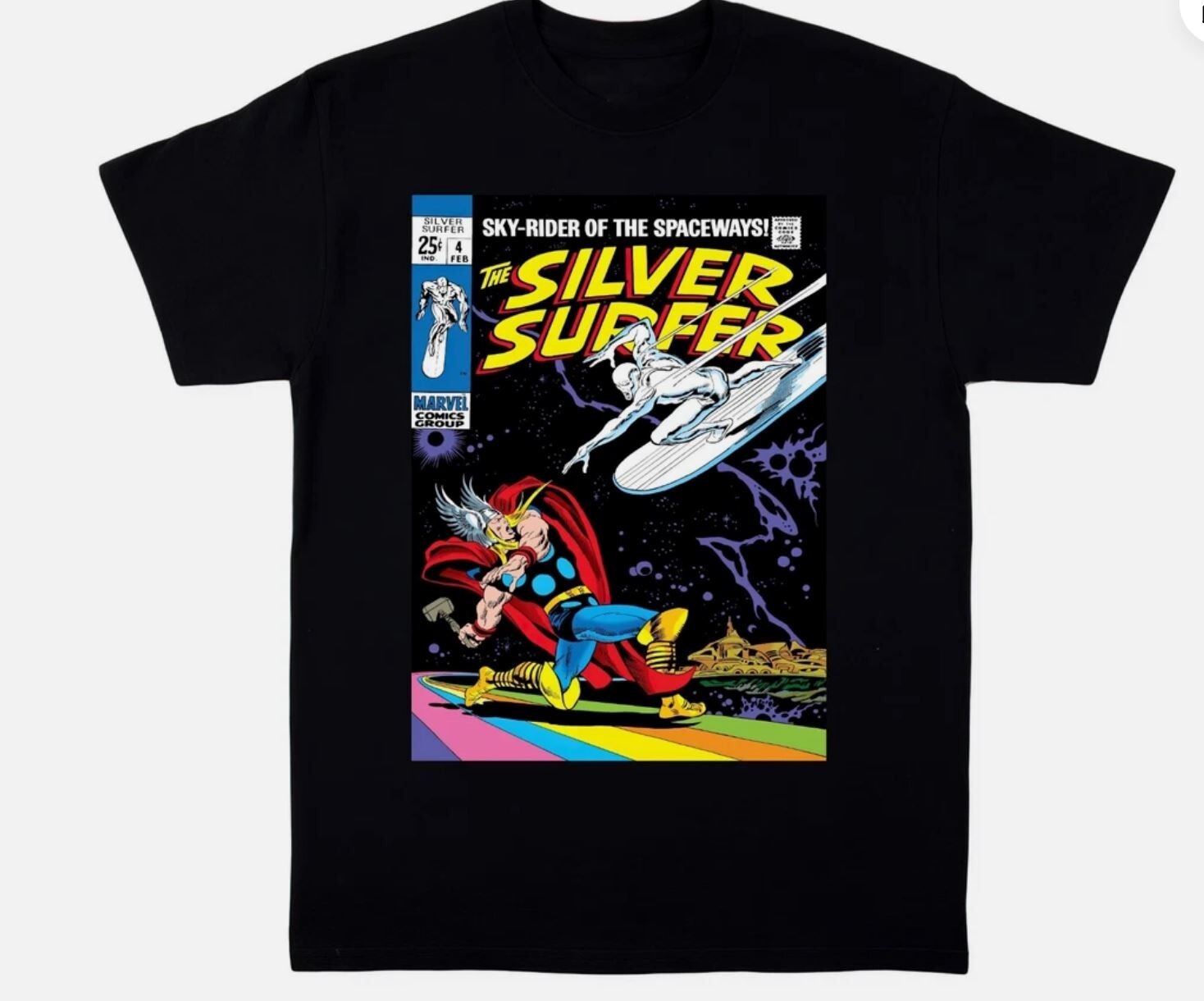 Silver Surfer #4 Comic Cover T-Shirt