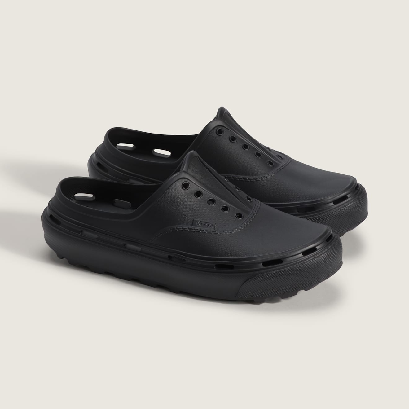 Vans Authentic Foam Mule Mens Clog Shoes Black VN000EJ9BLK