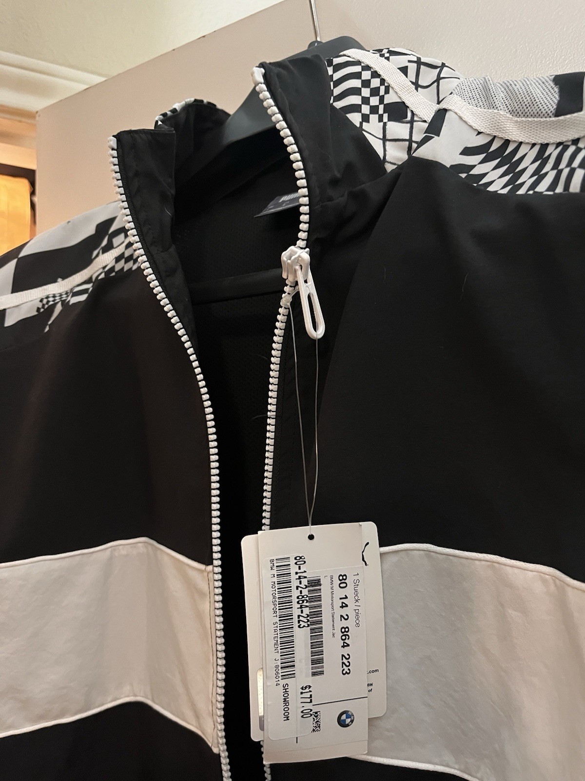 PUMA Men’s BMW M Motorsport Statement Jacket New With Tags Size Large