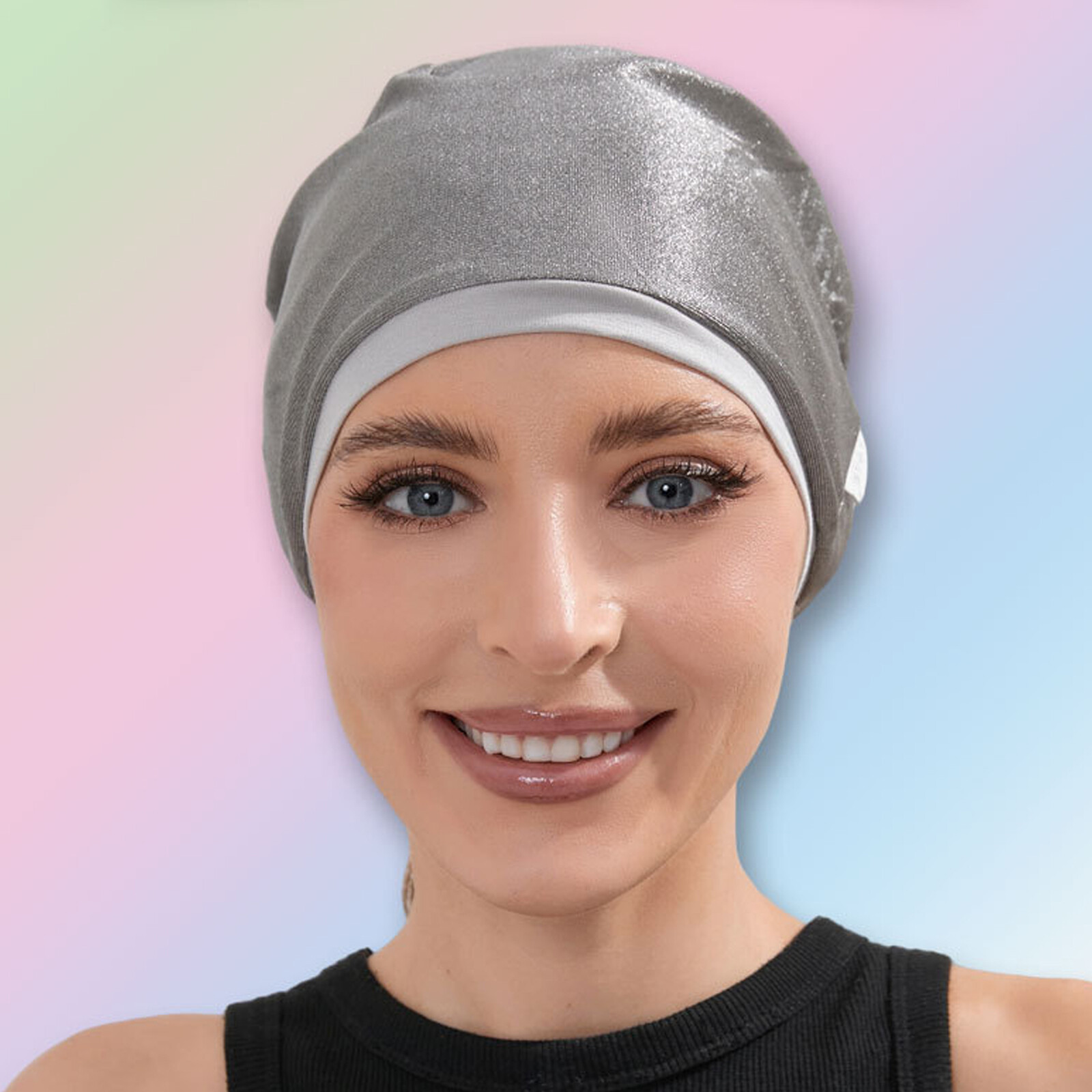 Silver Fiber EMF RF Protection Hat Anti Radiation Shield Large Size