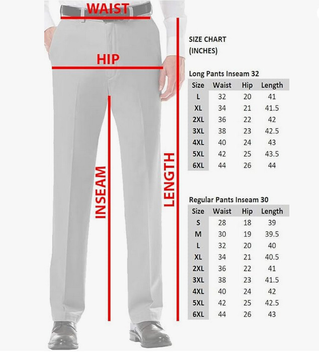 Men’s Formal Slim Fit Slacks Trousers Flat Front Business Dress Pants