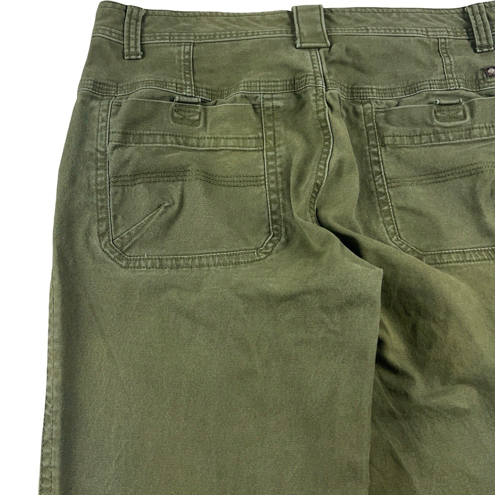 Legendary Outfitters Canvas Pants Mens 36×34 Green Straight Leg Cargo Pocket