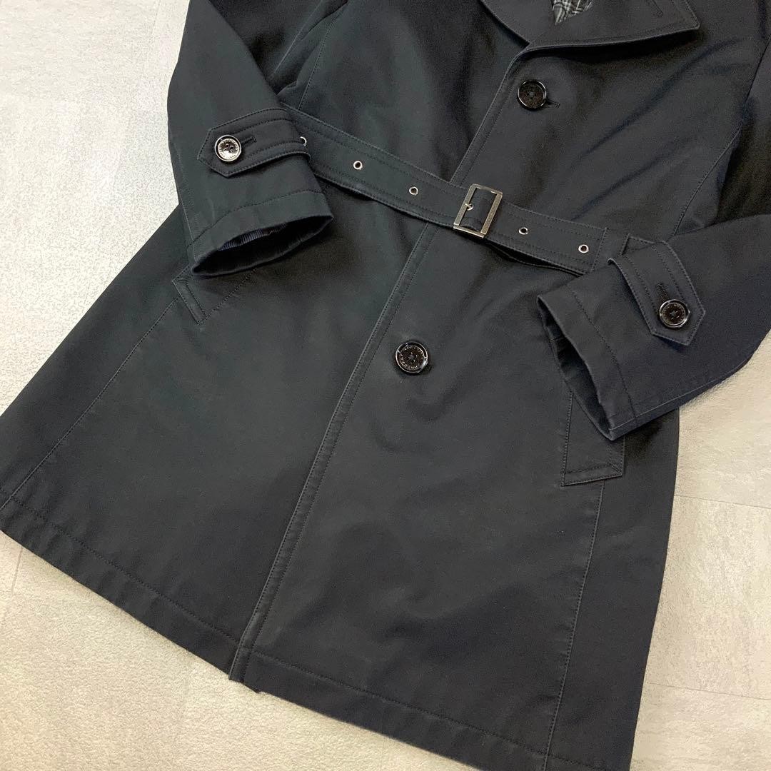 BURBERRY BLACK LABEL Nova Check Trench Coat