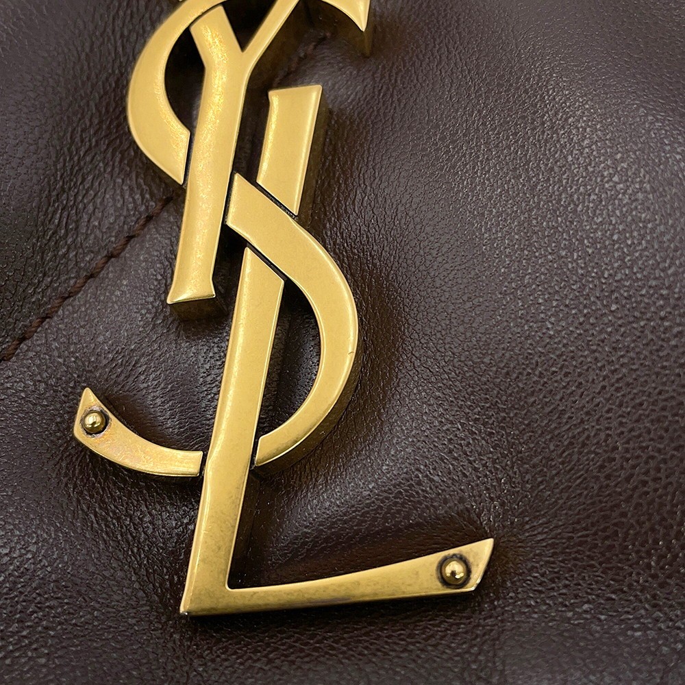 SAINT LAURENT PARIS Jamie 4.3 Chain Shoulder Bag Size Large Lambskin Dark sw…