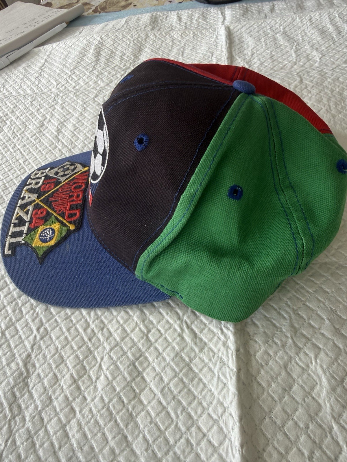 FIFA World Cup 1994 Brazil Hat. The Game SnapBack Hat: Vintage