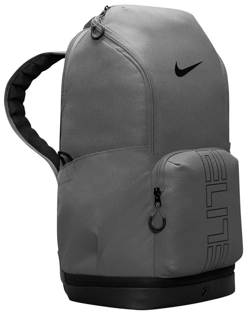 Nike Varsity Elite 32L Gray School Padded Laptop Team Logo Backpack HM9965-068