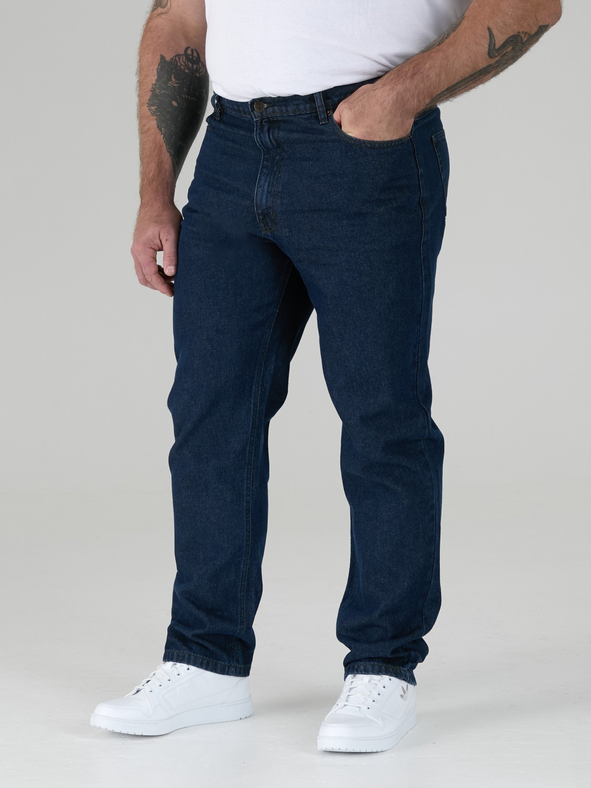 Rockford Mens Indigo Jeans Comfort Fit Denim 30″ 32″ 34″ 36″ 38″ 40″ (RJ360)