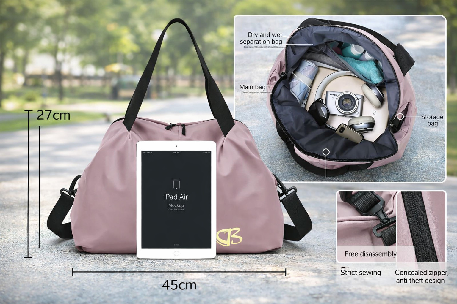 Large Gym Duffle Bag