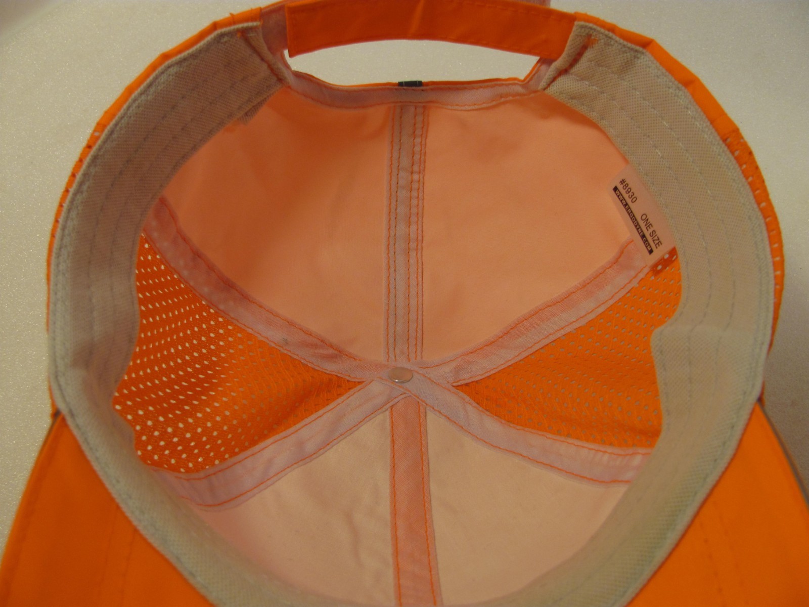 Ergodyne High Visibility Hat Mens Orange Reflective Line Summer Lightweight Cap