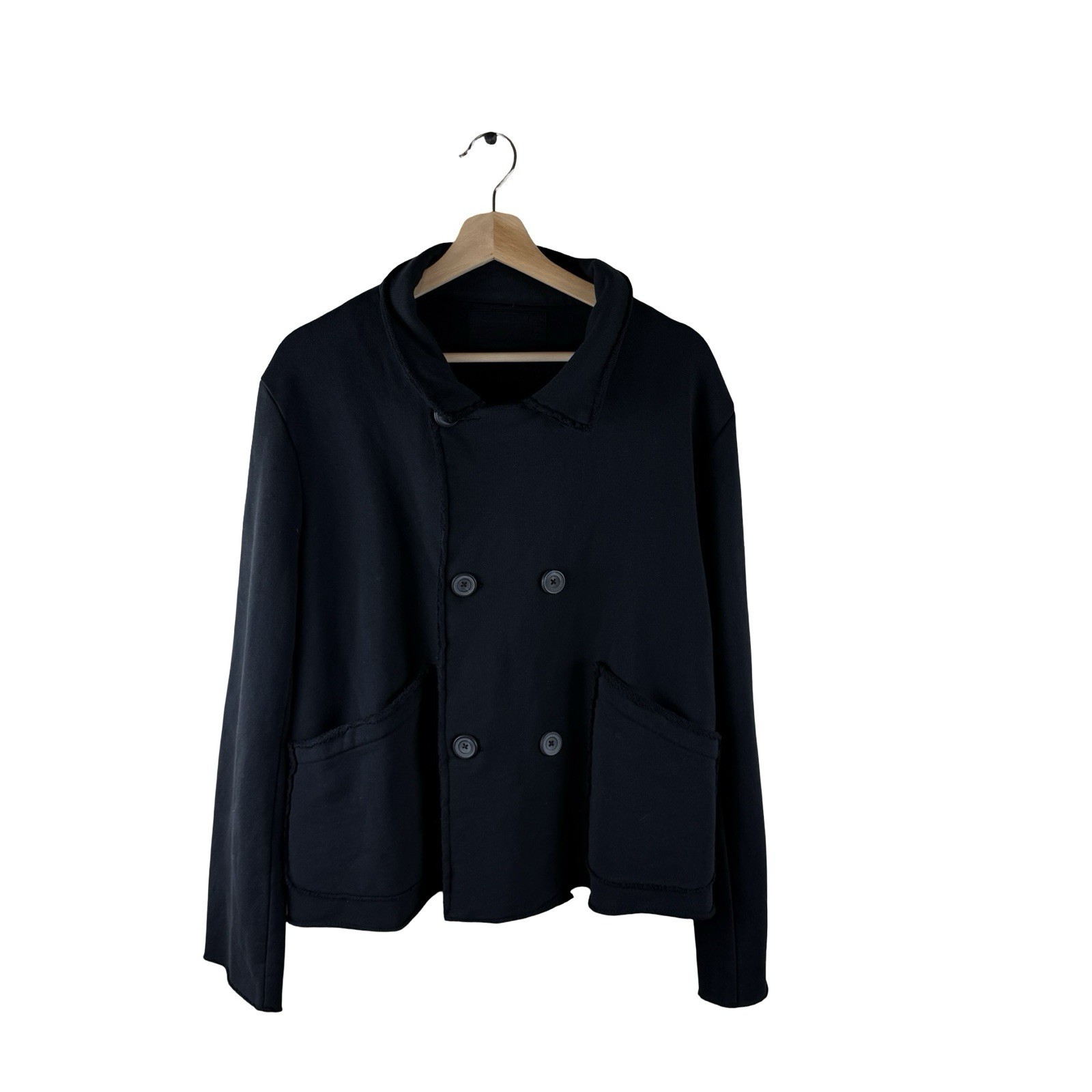Frank & Eileen Mini Belfast Jacket French Terry Black Size XL