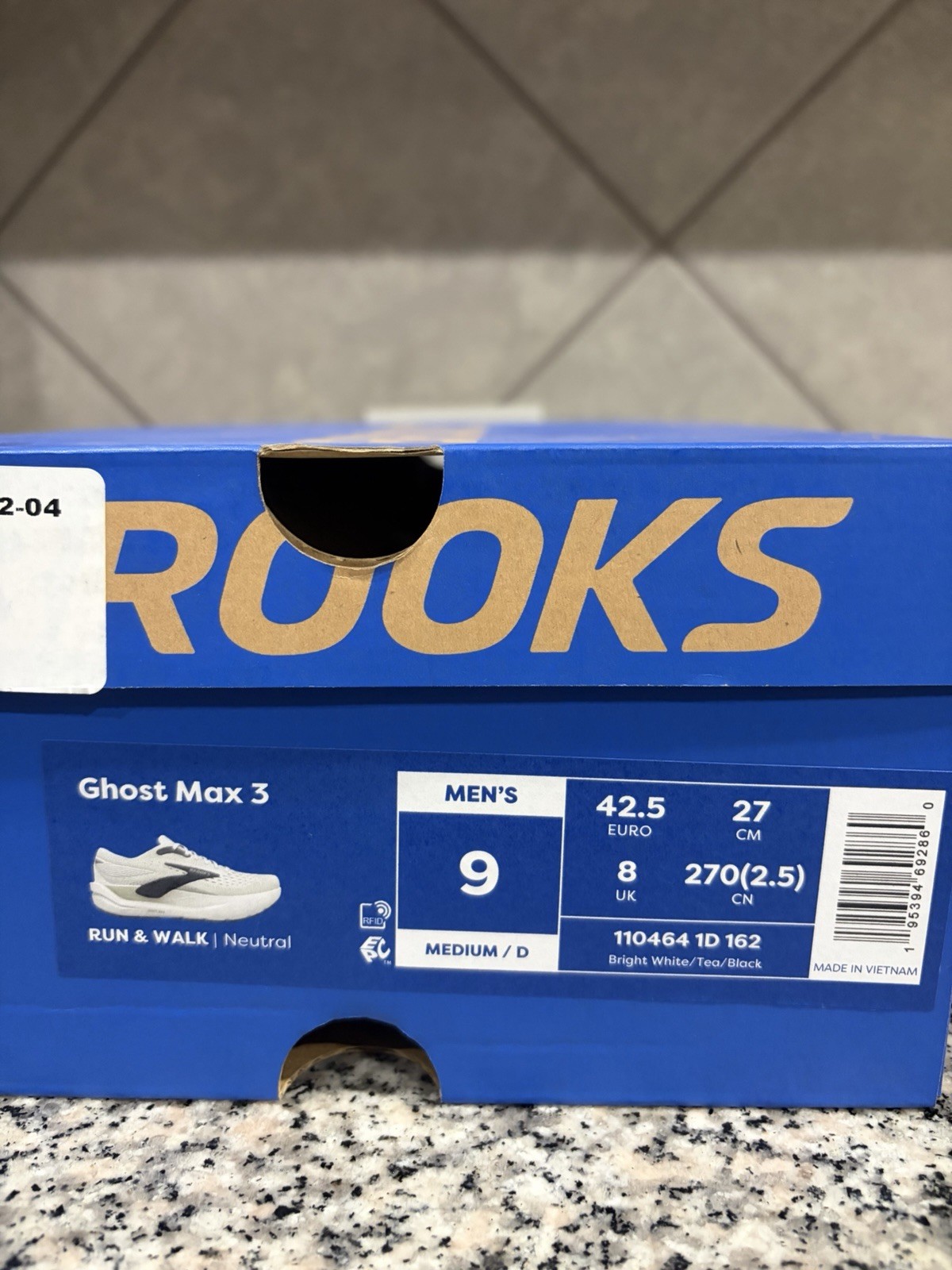 Brooks Ghost Max 3 Size 9 Men’s Neutral Great Condition