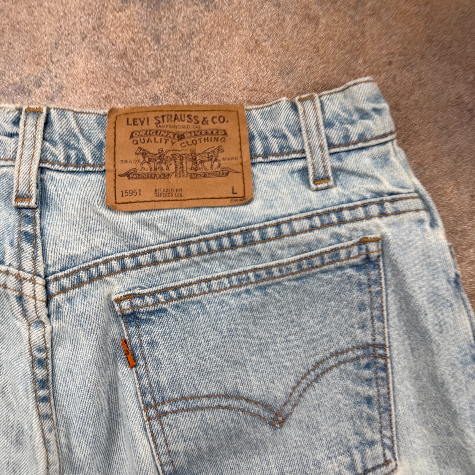 Vintage LEVI’S 951 Jeans Womens (34 Inch Waist) (32 Inch Leg) Relaxed Fit Blue