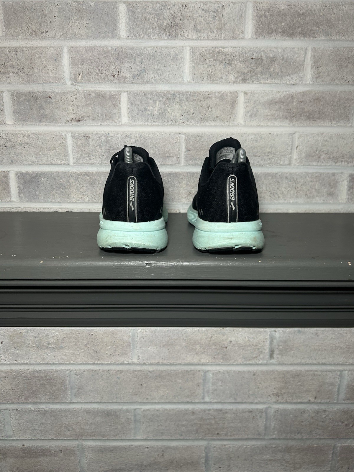 Brooks Launch GTS 8 Black Teal Running Shoes 1203451B096 Women 9 Medium (B)