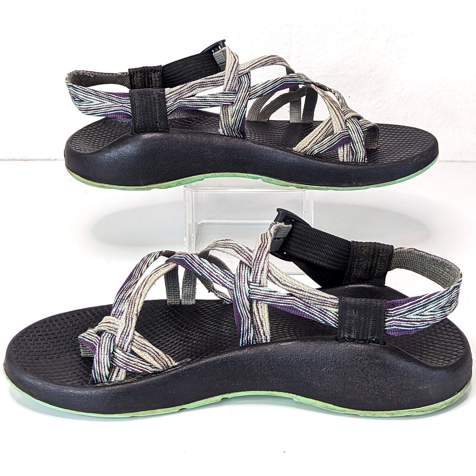 Chaco Womens ZX/2 Sandals Pixel Weave Classic Hiking Outdoor Gorpcore Toe Loop 8