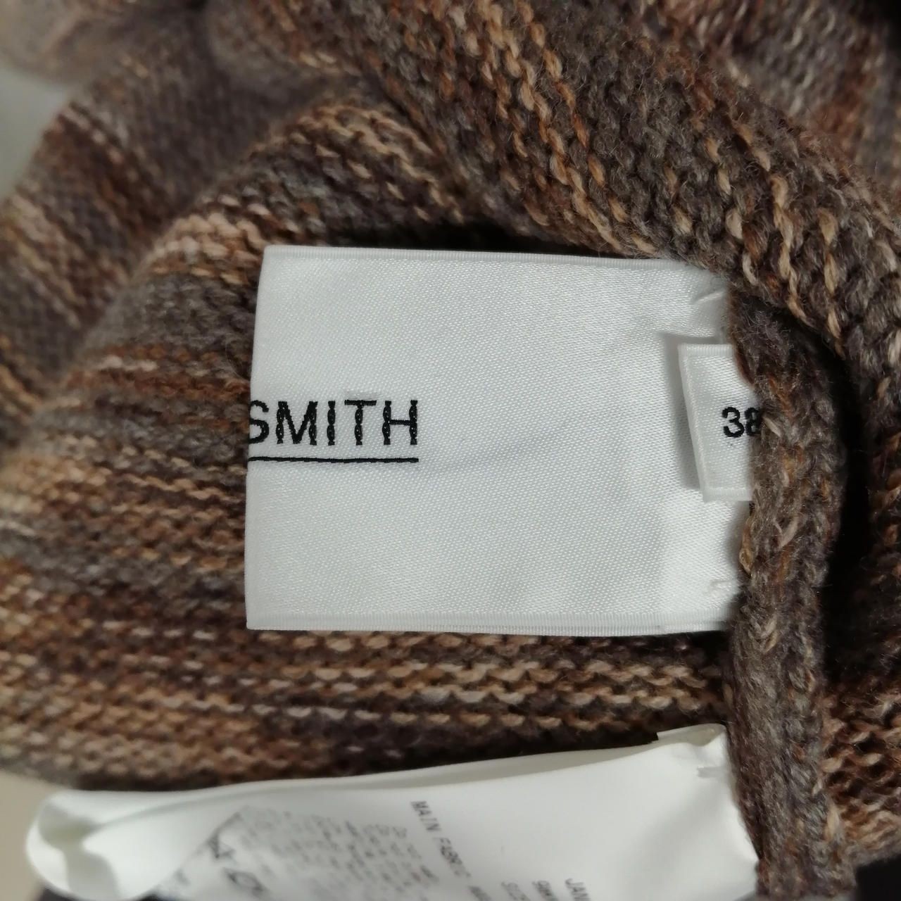 JANE SMITH Wool Knit 38 Brown Used