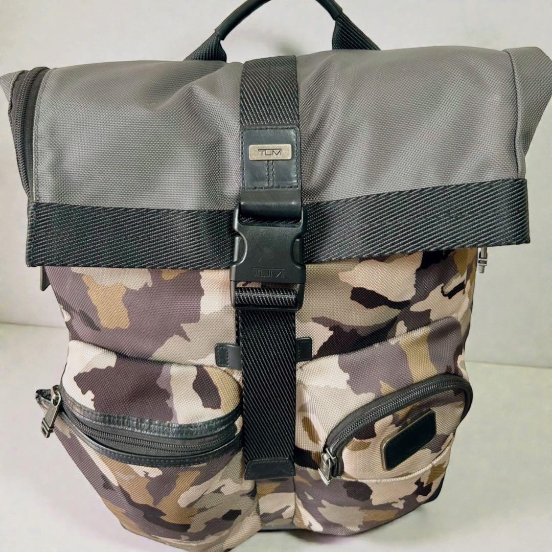 TUMI ALPHA BRAVO London Roll Top Backpack