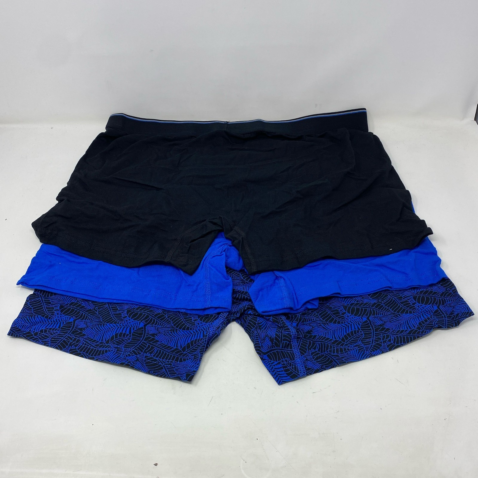 Equipo Men’s 3-Pack Boxer Briefs Blue/Black Assorted – Size L