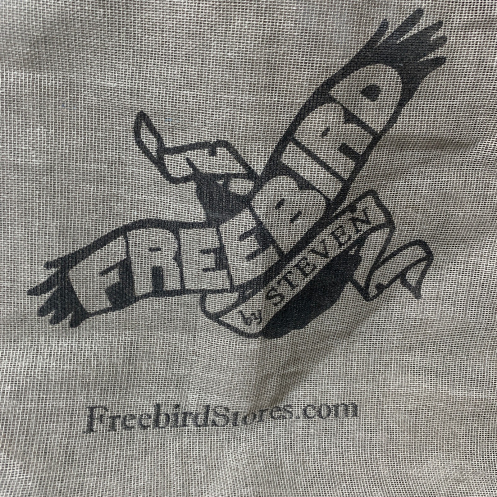Freebird by Steven Oversized Burlap Tote Bag Black Tan Woven Shopper Large 29×16