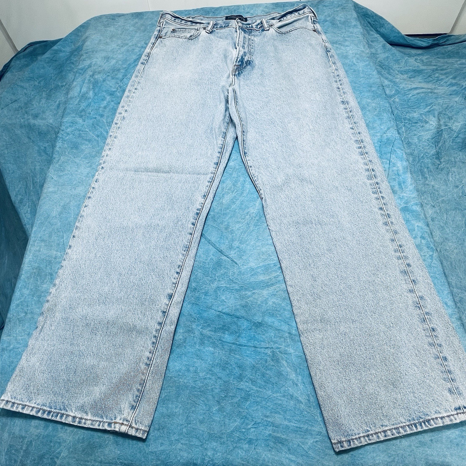 Abercrombie & Fitch Jeans Mens 36×34 Authentic Rigid Denim Baggy Jeans