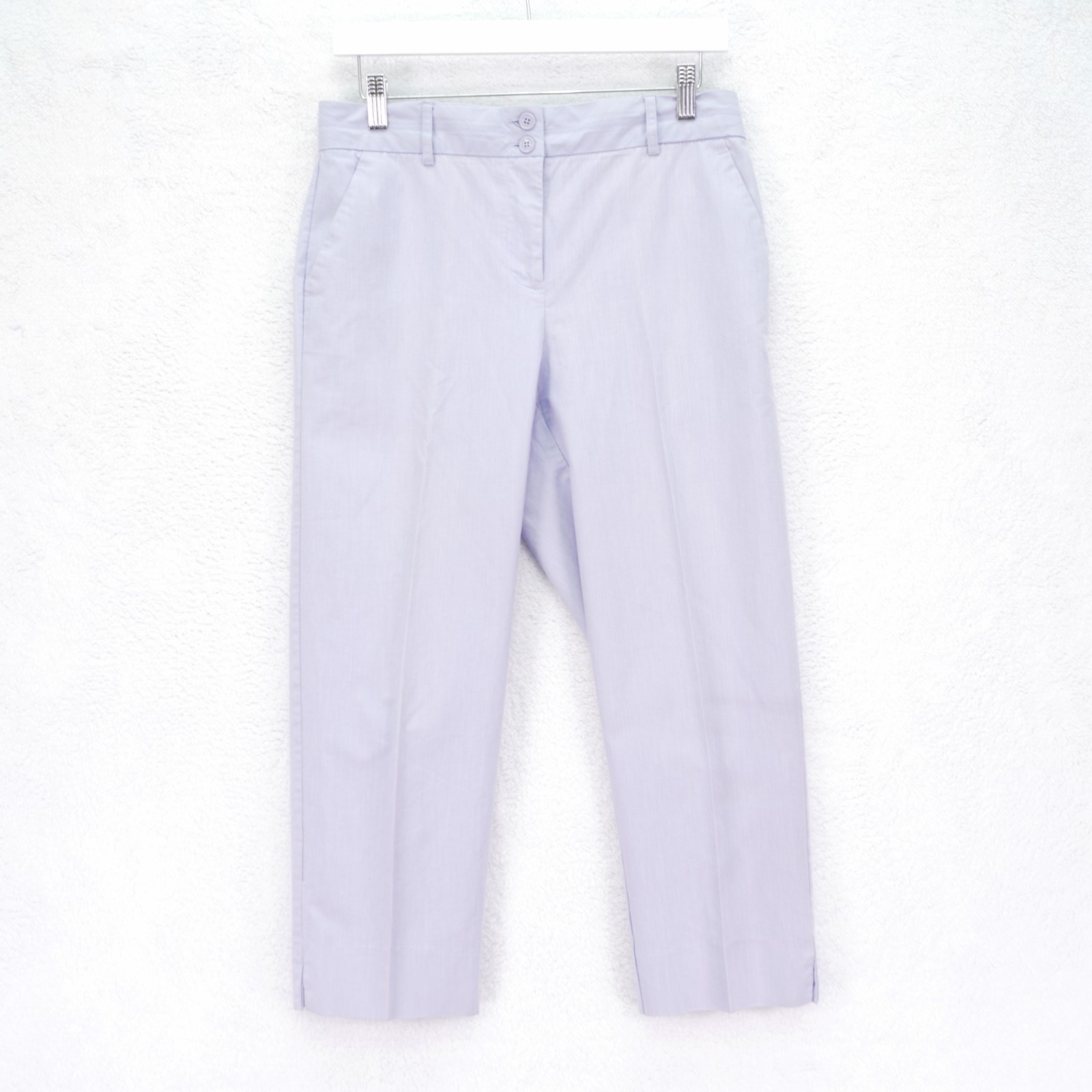 Counterparts Dress Pants Purple -6 30 / 23- Mid Rise Flat Front Cotton Polyeste