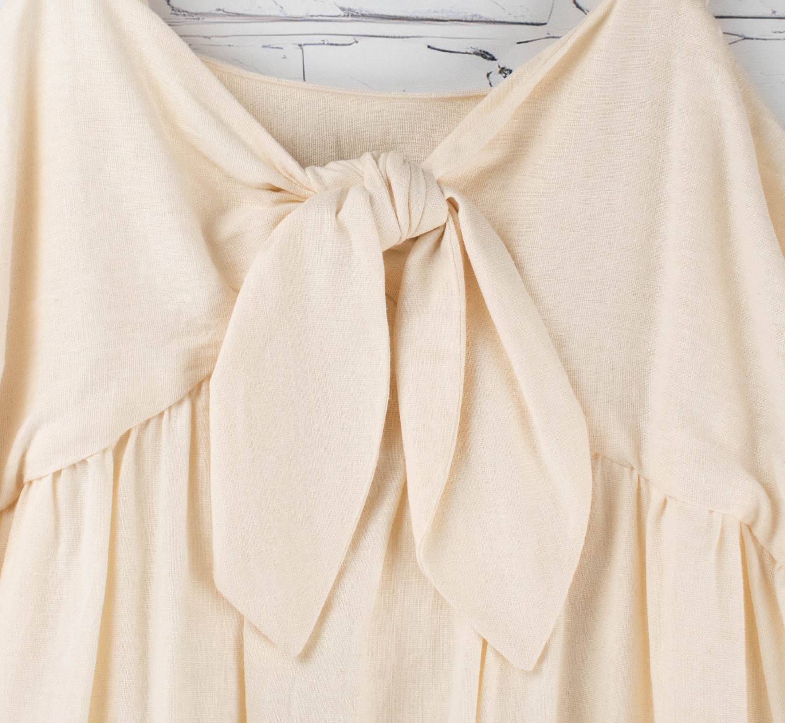 Retro High Waist Fit & Flare Strap Sleeveless Dress Front Chest Tie Women’s L