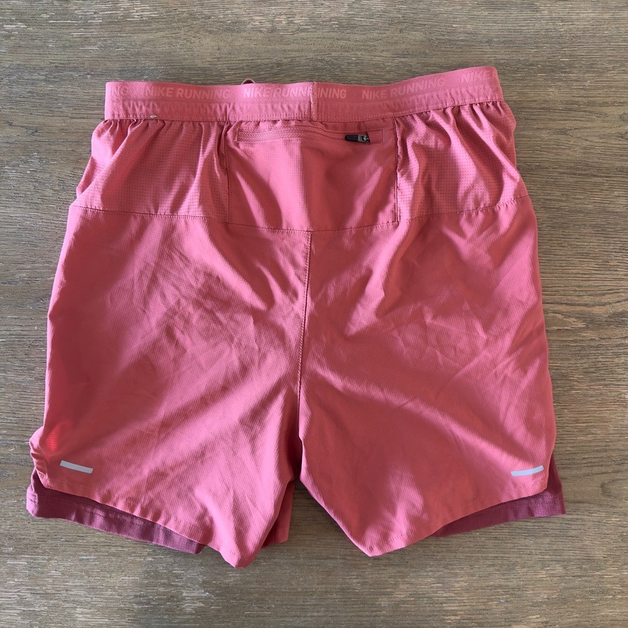 Nike Men’s Flex Stride 7” 2 in 1 Running Gym Workout Shorts-Salmon Colorway Sz M