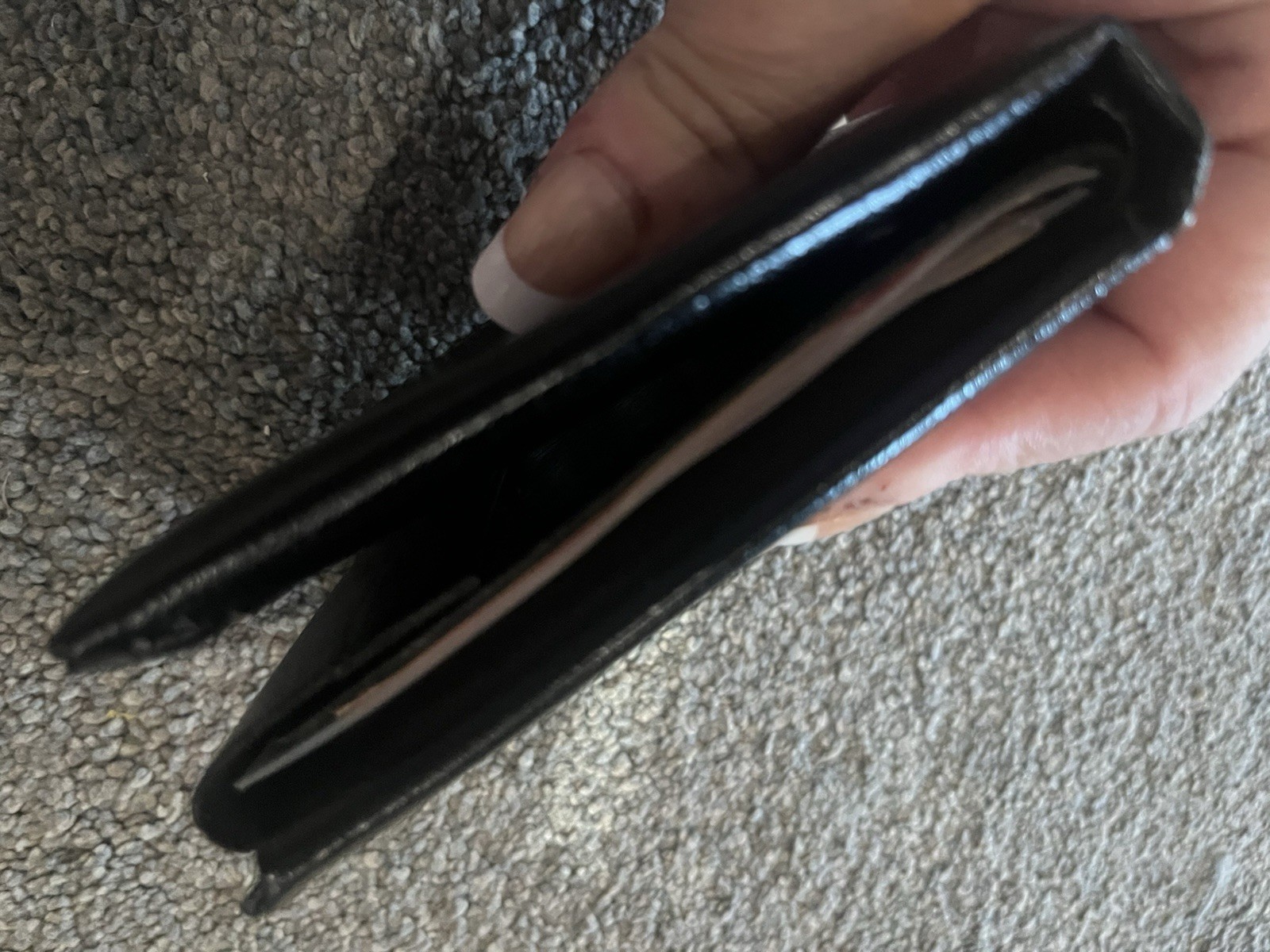 Vintage PRINCE GARDNER Black Leather Bi-Fold Wallet – Never Used In Original Box
