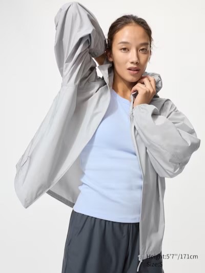 UNIQLO UV CUT PACKABLE JACKET GREY JP L NEW