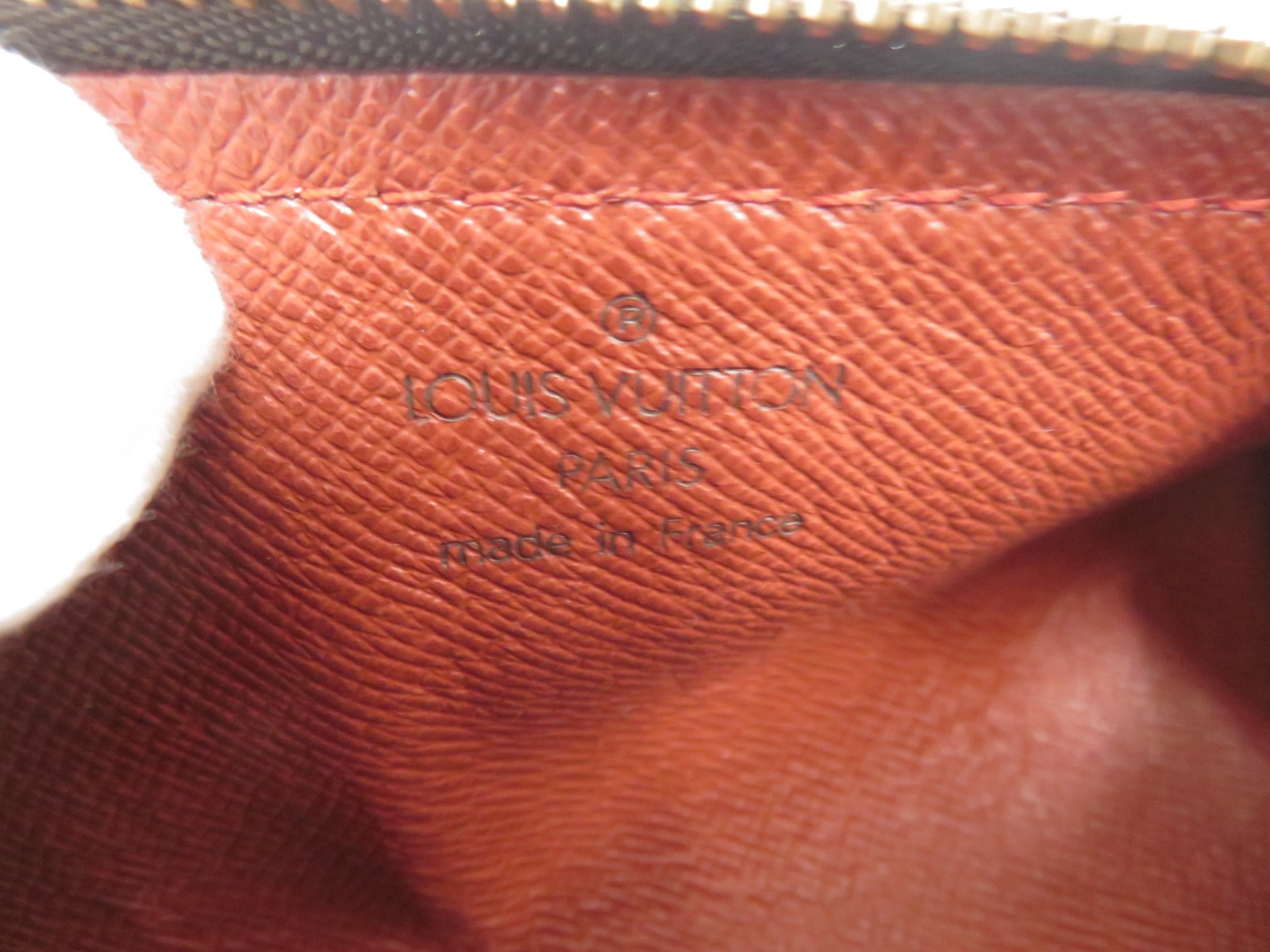 Authentic Louis Vuitton Damier Ebene Pouch for Papillon F#48510