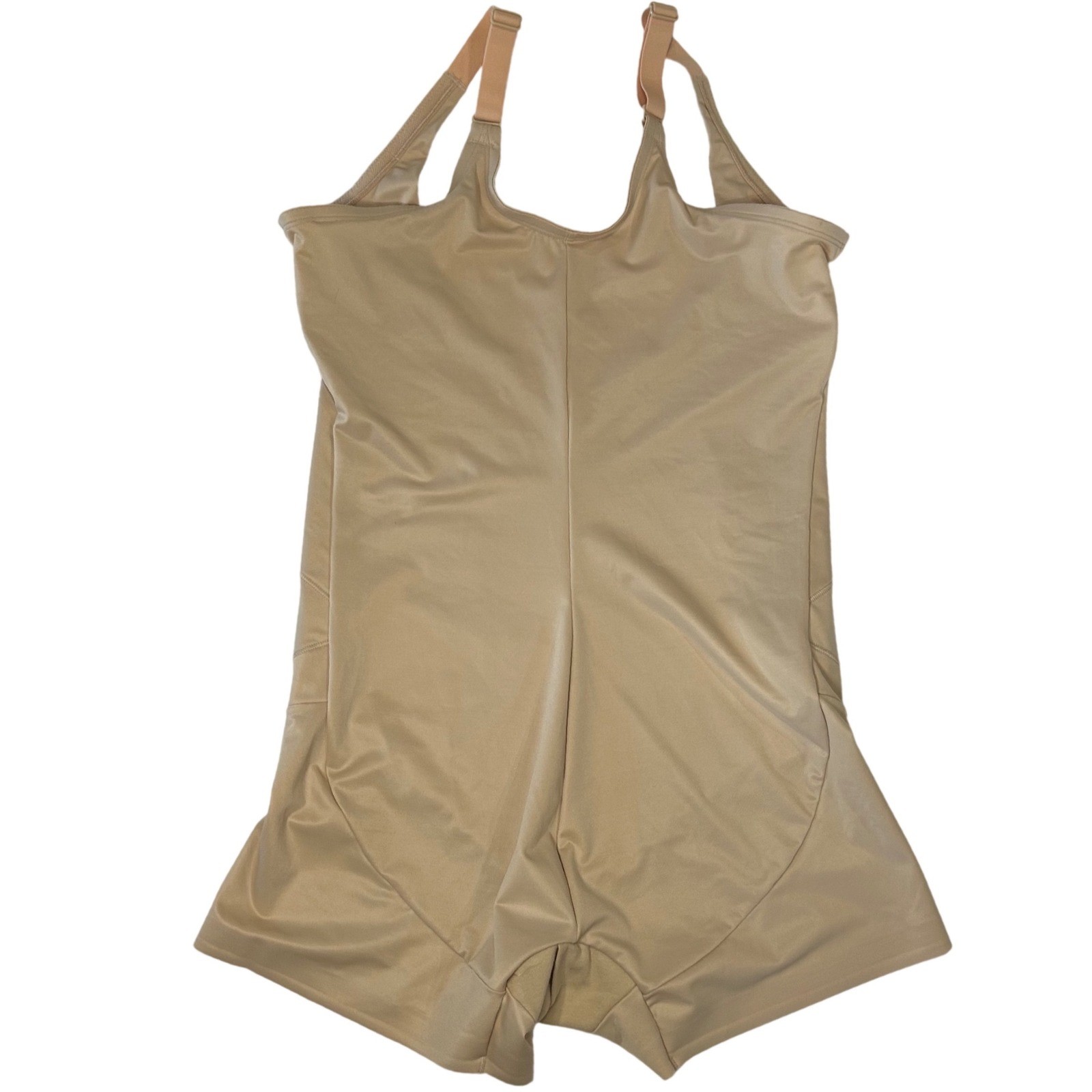 Cupid Extra Firm Control Boyshort Bodysuit Beige Tummy Tuck 5781 Womens 3XL New