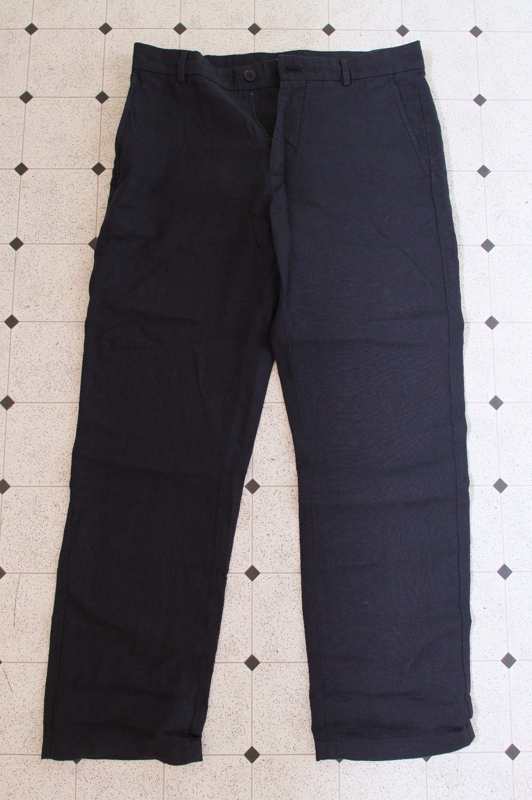 ASKET Black 100% Linen Trousers 30W/30L – never worn, capsule wardrobe piece