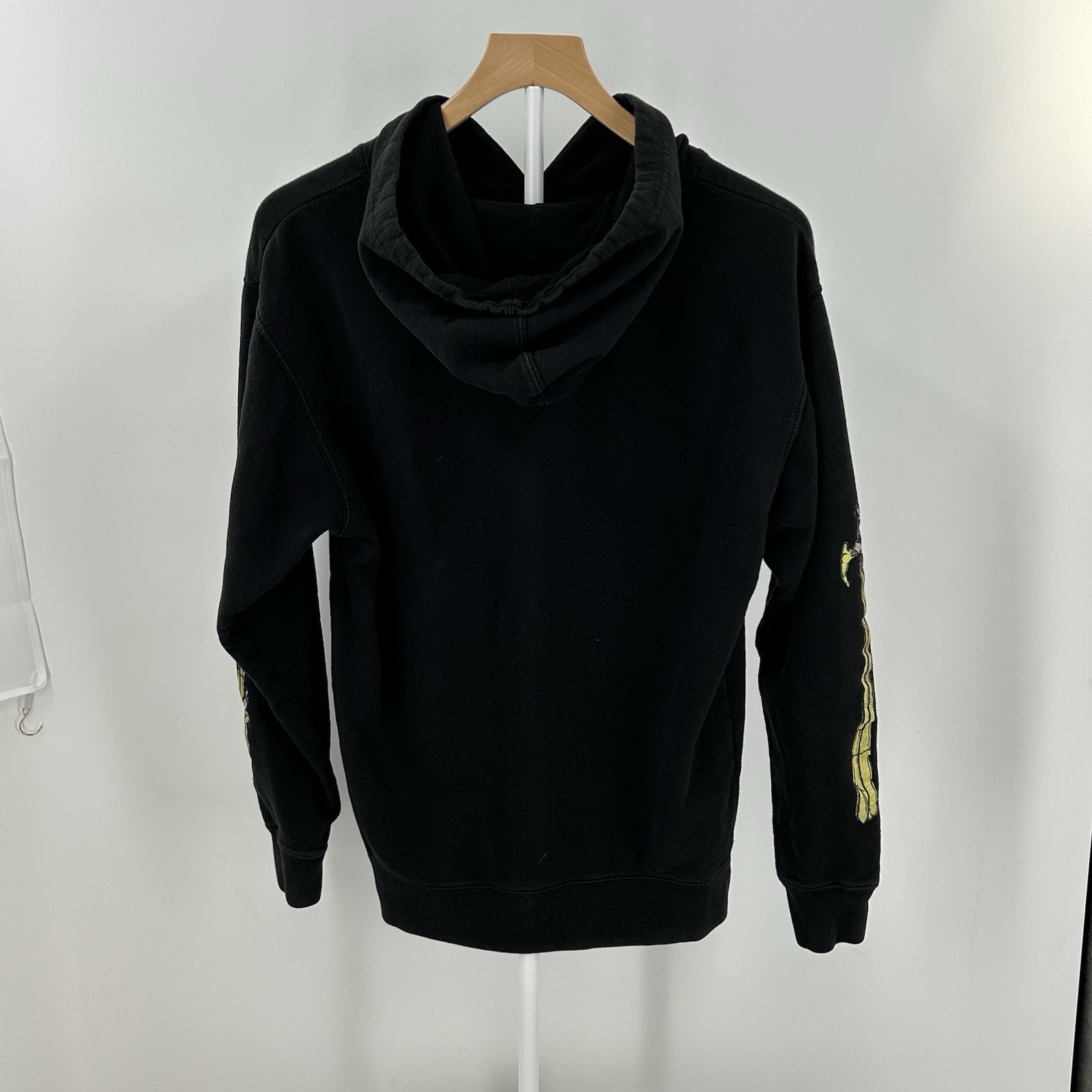 Ruston Kelly Skeleton Angel Hoodie Black Graphic Band Merch Indie Emo Men’s M