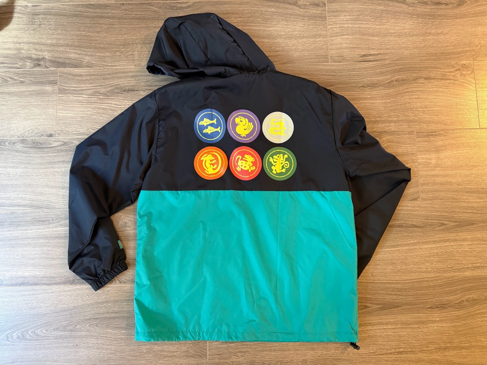 Nickelodeon Legends Of The Hidden Temple Pullover Zip Windbreaker Nick Box M