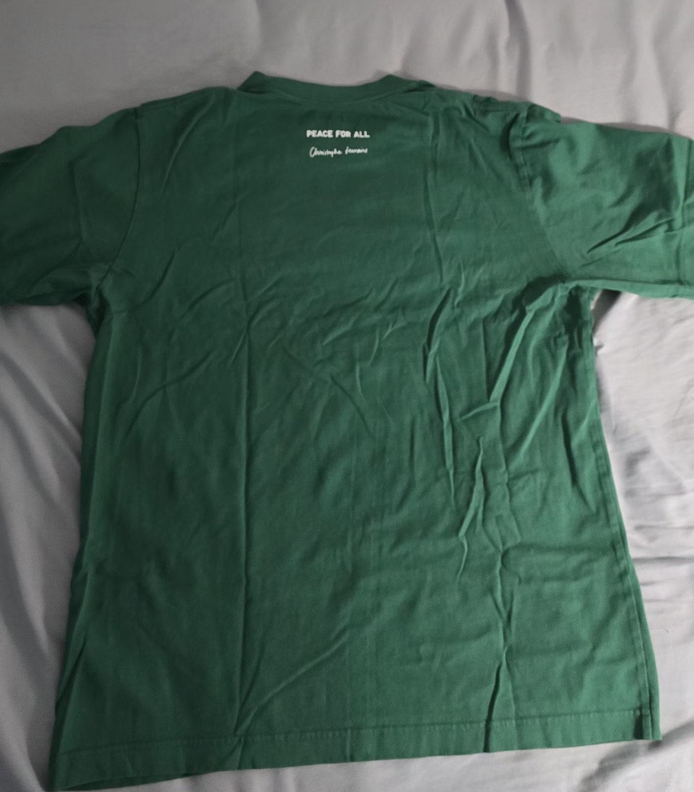 Uniqlo Peace For All T-Shirt Christophe Lemaine Unisex Size Medium M 20.5×26.5in