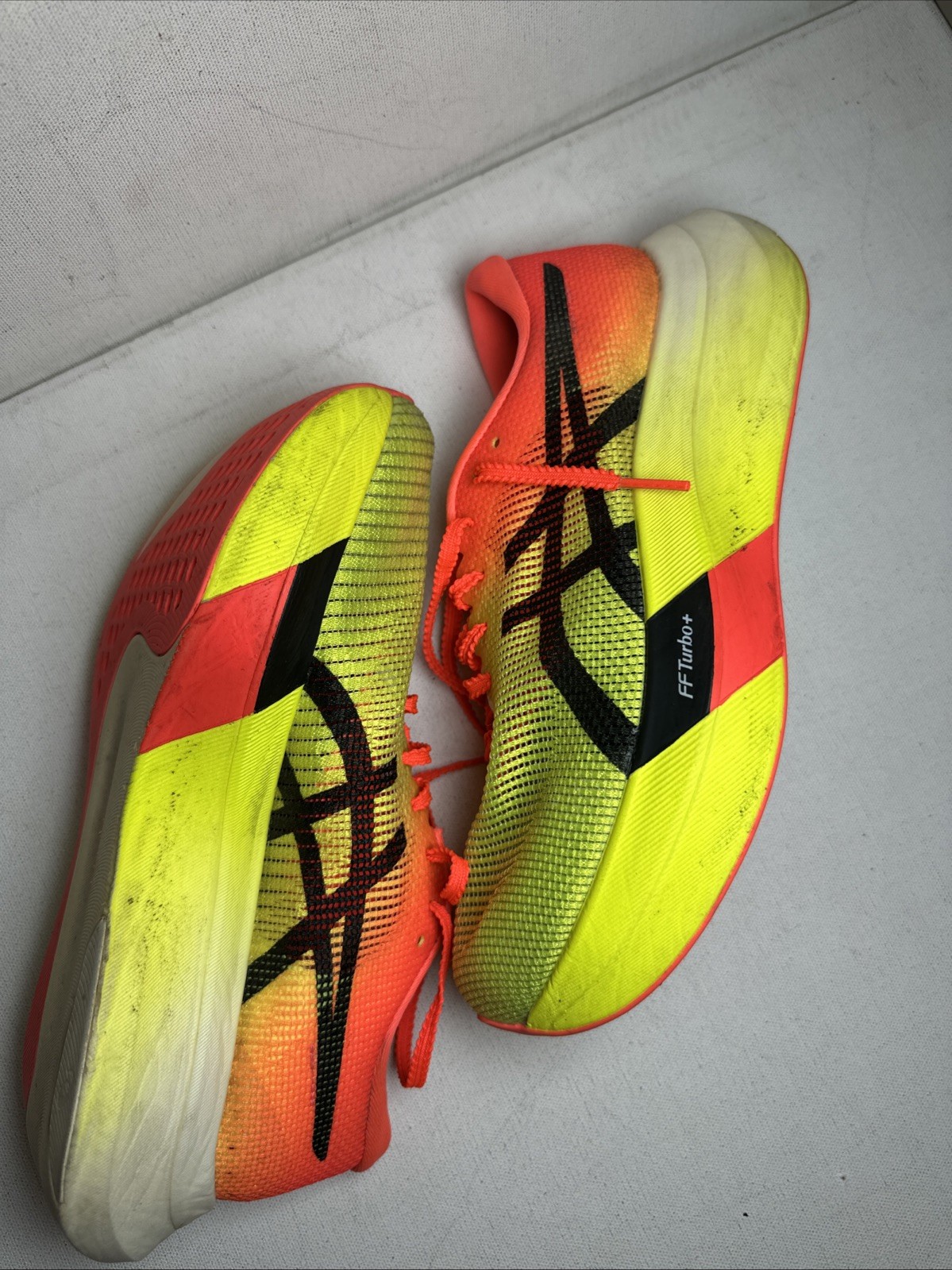 Asics Shoes – 2024 Metaspeed Sky Paris Safety Yellow Sunrise Red – Sz 6.5 Mens