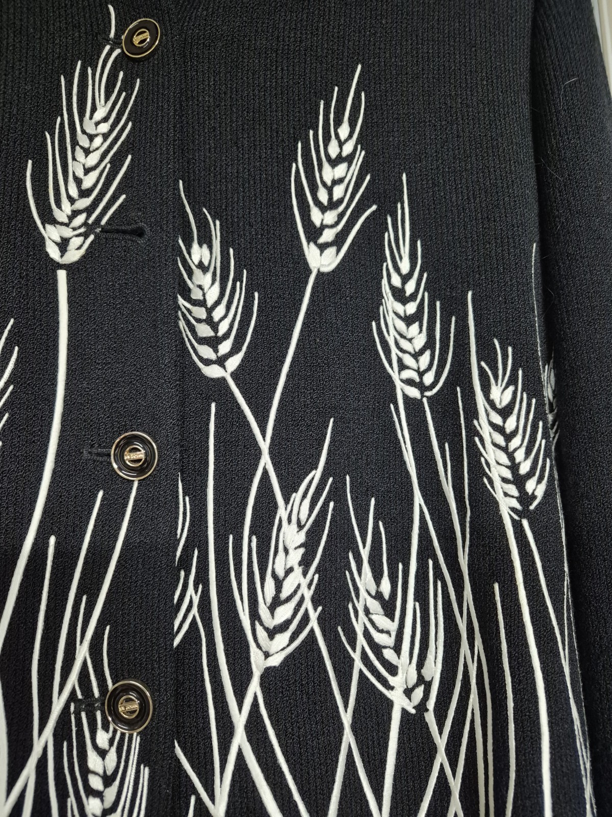 St. John Collection Embroidered Cardigan Jacket 14