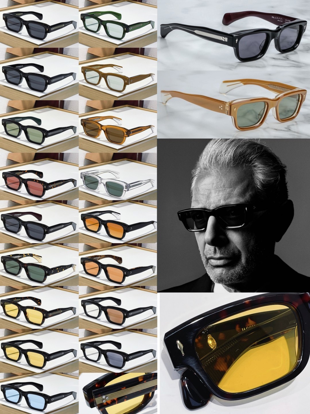 JACQUES MARIE MAGE Style Unisex Sunglasses – MODEL: JEFF SIZE：51口22-146