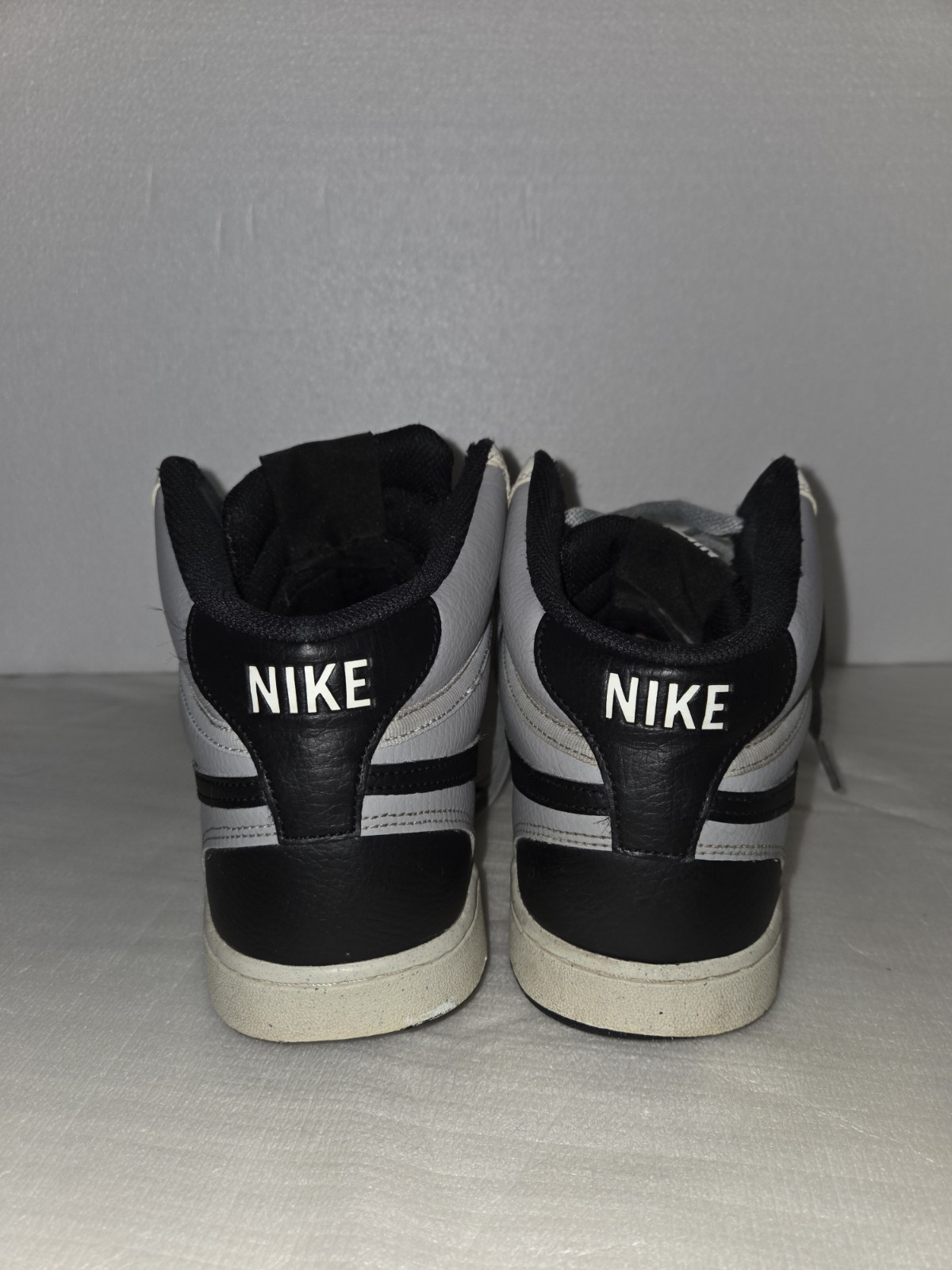 Size 10.5 – Nike Court Vision Next Nature Mid Light Smoke Grey Sail