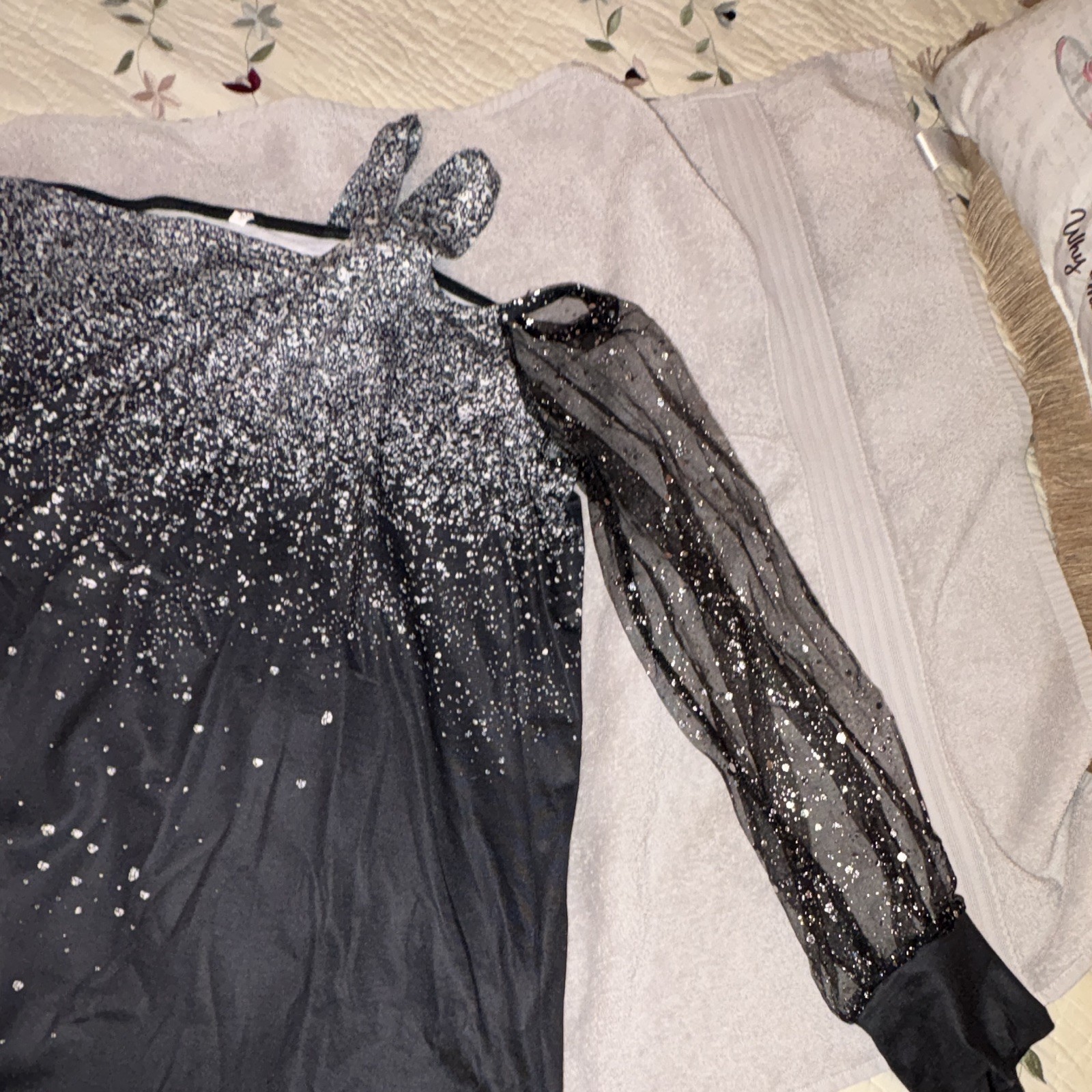 Ladies Black Blouse XL