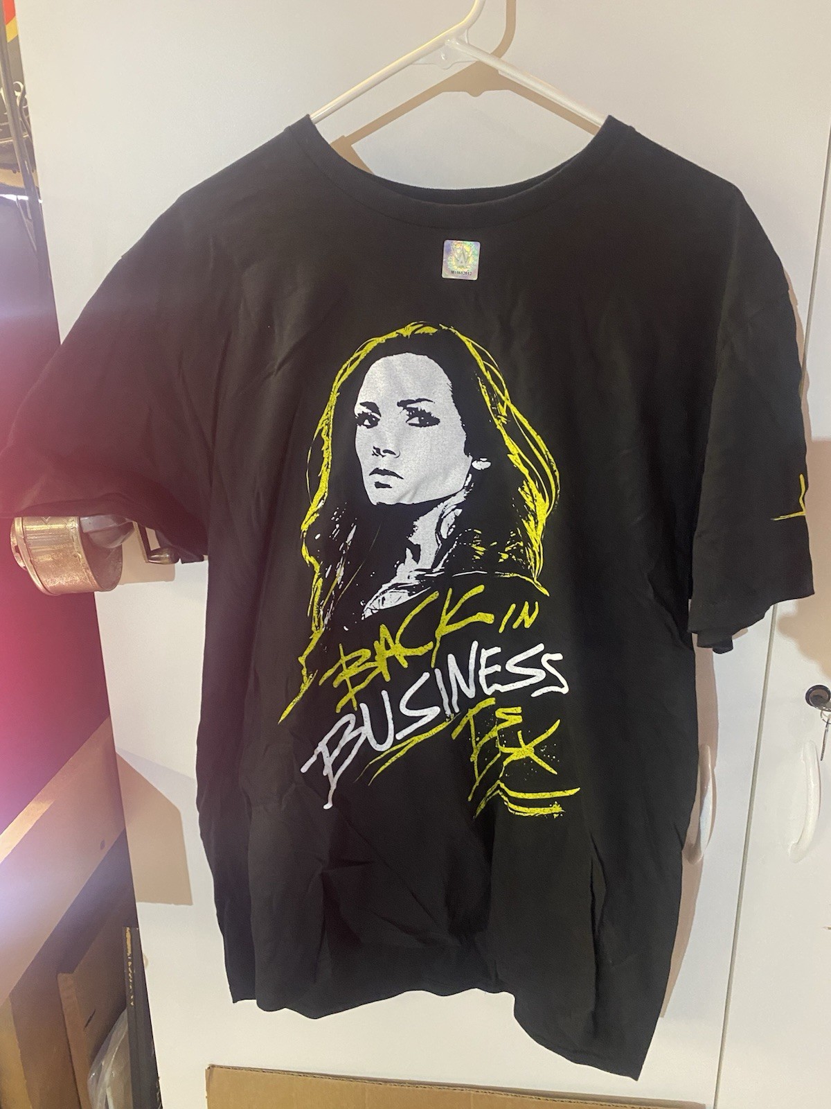 WWE Authentic Becky Lynch Black T-Shirt “Back In Business Bex” XL 2025