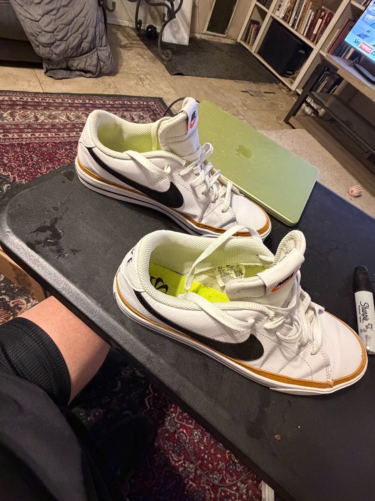 Nike Court Legacy Next Nature White Desert Ochre DH3161-100 Women’s Size 10.5