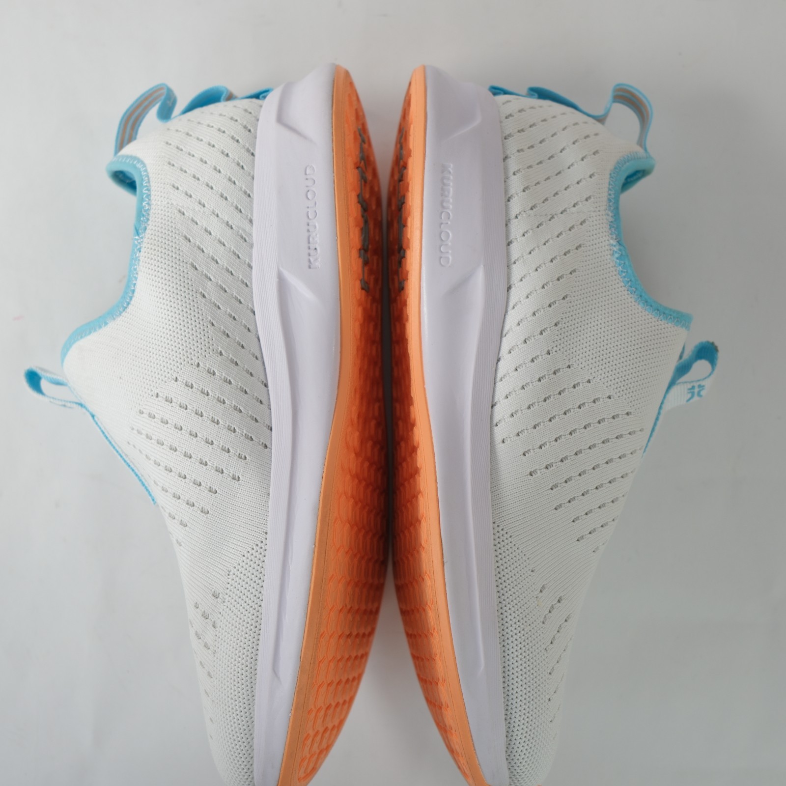 Kuru ATOM Slip-On Bright White-Topaz Blue Women’s Size 10.5 *EXCELL COND!