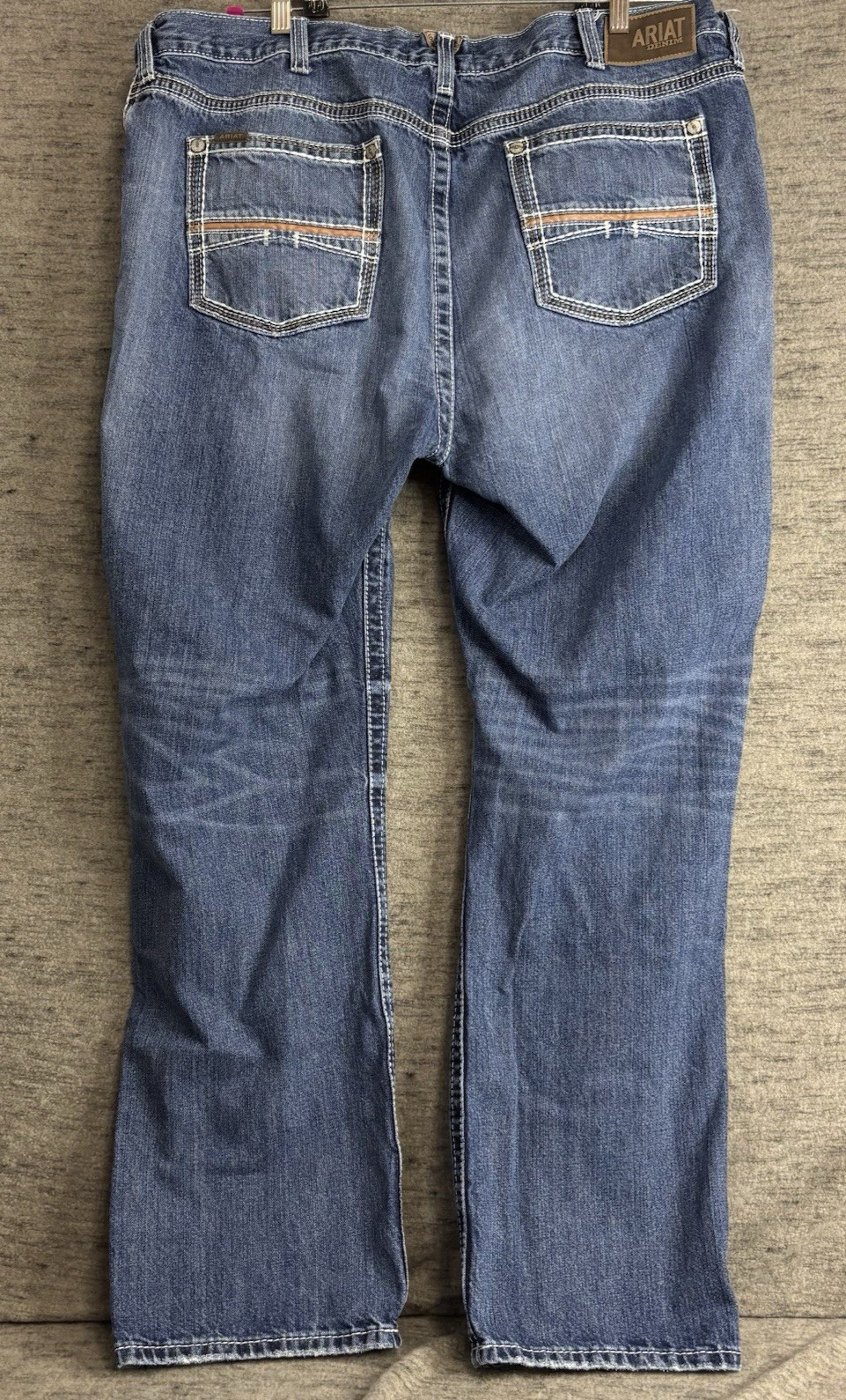Ariat Men’s Jeans 44×34 Relax Bootcut M4 Workwear Cowboy Festival 32” inseam